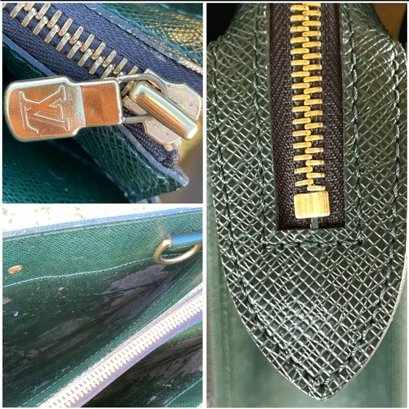 Louis Vuitton Taiga Briefcase! True Vintage Piece! - Picture 12 of 14